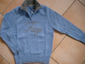 (C785) FAY Boys Stehkragen Pullover + Logo Schriftzug Druck auf der Brust gr.152 - Picture 1 of 2