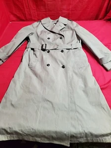 GI Woman's Army All Weather Trench Coat Green Size: 10R 8396 - Picture 1 of 5