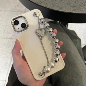 Ins Style Beaded Phone Lanyard Double Chain Mobile Phone Strap Keychain Pendant - Zdjęcie 1 z 9