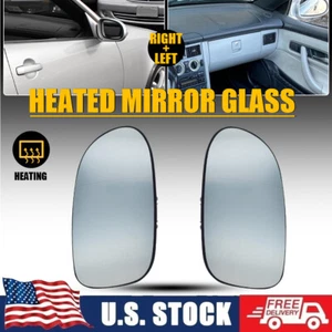 2X Mirror Glass Replacement Heated w/ Backing LH RH Side for Mercedes-Benz - Picture 1 of 11
