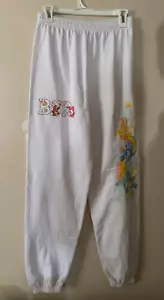 BSR By Samii Ryan Up In The Sky Sweatpants Women’s Size S Care Bears White - Picture 1 of 5