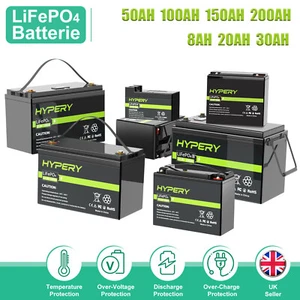 12V LiFePO4 200AH 100Ah 50Ah Lithium Battery BMS Solar Iron Phosphate Off-Grid - Picture 1 of 28