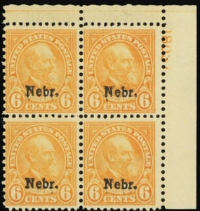 675, Mint NH 6¢ Plate Block of Four CV $750 - Stuart Katz - Picture 1 of 1