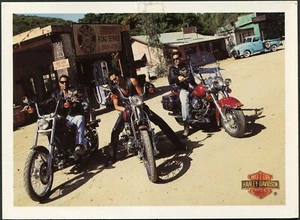 Germany Würzburg Africa Festival Harley Davidson Motorcycle Bike 1994 Postcard - Picture 1 of 2