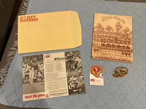 Materiales de información y marketing del equipo de los San Francisco 49ers de los años 70 vintage/raros - Imagen 1 de 11