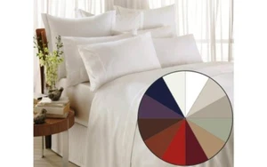 1500 COUNT 4 PIECE DEEP POCKET BED SHEET SET - Picture 1 of 23