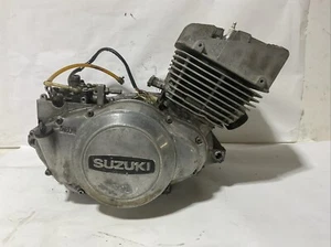 1973 Suzuki GT250 Engine 140 PSI Spins Good I Never Heard It Run - Picture 1 of 18