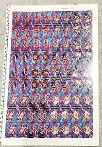 UNCUT SHEET HOOPS STARS ANFERNEE HARDAWAY SHAWN KEMP ALONZO MOURNING KARL MALONE - Picture 1 of 7