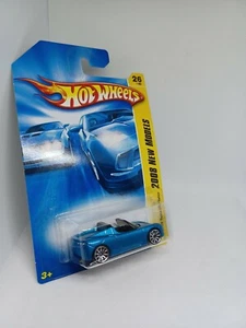 2008 Hot Wheels #26 First Editions 26/40 2008 TESLA ROADSTER Blue w/Chrome 10 Sp - Picture 1 of 4
