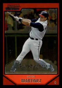 2007 Bowman Chrome #37 Victor Martinez Cleveland Indians - Picture 1 of 2