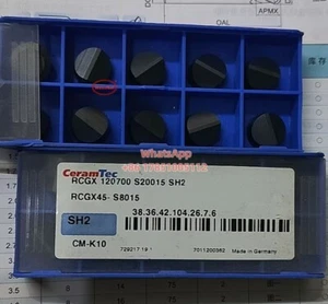 CeramTec RCGX120700 S20015 SH2 Ceramic blade RCGX45-S8015 Turning Insert 10pcs - Picture 1 of 1