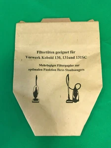 20  Staubsaugerbeutel geeignet  für Vorwerk KOBOLD 130/131 SONDERPREIS - Bild 1 von 3