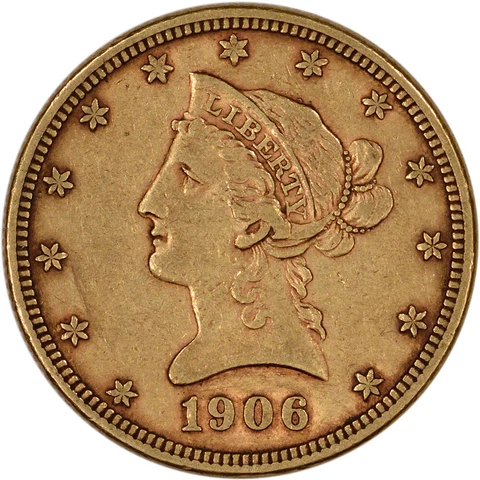 US Gold $10 Liberty Head Eagle - Extra Fine - Random Date Cover