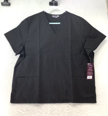 Sivvan Unisex V-Neck 3 Pocket Scrub Top Stylish Size 3X - Image 1 of 4