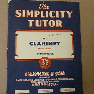 Klarinette THE SIMPLICITY TUTOR Die Klarinette, rev. edition - Bild 1 von 1