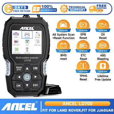 ANCEL LD700 Fit For Land Rover OBD2 Scanner All System Diagnostic Code Reader