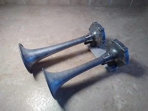 Vintage FIAMM Double Car Boat Automobile Airhorn TA/03 Made In Italy G - Picture 1 of 13