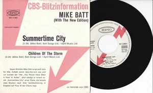 Mike Batt -Summertime City / Children Of The Storm- 7" 45 Promo near mint - Bild 1 von 1