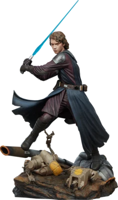 Star Wars Jedi Knight Anakin Skywalker Mythos Sideshow Collectibles Statue Rare - Image 1 of 4