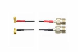Cable Dual Microdot MD elbow Plug to UHF jack Ultrasonic NDT TOFD GE transducers - Picture 1 of 6