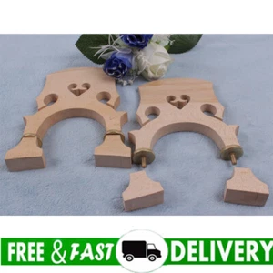 4/4 Upright Bass Bridge with Metal Screws - Fine Maple, Height - Adjustable - Picture 1 of 9