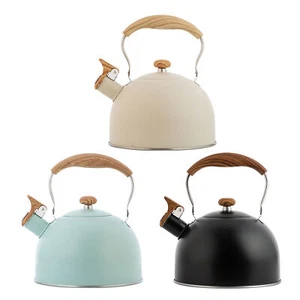 Stainless Steel Whistling Tea Kettle - Stainless Steel Teapot, Tea Kettle - Picture 1 of 15