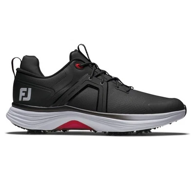 New FootJoy Golf HyperFlex Cleated Shoes BLK/WHT/RED 13.0 M - Image 1 of 4