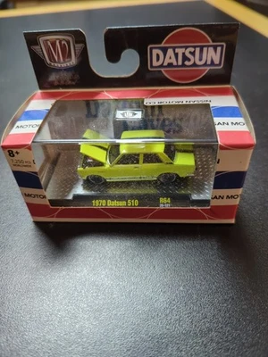M2 Machines 1970 Datsun 510  R64 Yellow - Image 1 of 3