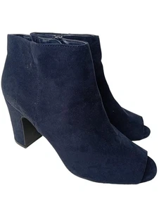 M&S COLLECTION Patucos con punta abierta Mujeres Botines Talla EU 40 azul - Imagen 1 de 5