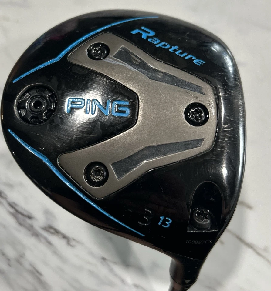 Ping Titanium Rapture-3  14* 3 Wood Tensei Ck White 70 Stiff - Image 1 of 4