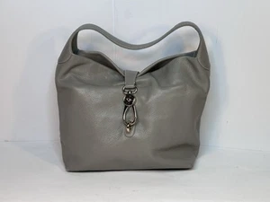Bolso de Hombro Dooney Bourke Belvedere Logo Bloqueo Hobo USADO - Imagen 1 de 16