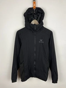Chaqueta con capucha para mujer ARC'TERYX ATOM de nailon negra talla S - Imagen 1 de 23