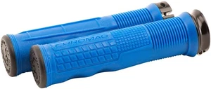 Chromag Format Blue Lock-On Flangeless Bicycle Grips - 133mm, Comfortable & - Picture 1 of 1