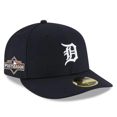Men's New Era Navy Detroit Tigers 2025 MLB Postseason Side Patch Low Profile - Image 1 of 4