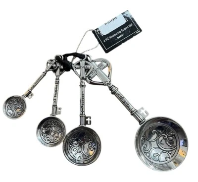 Ganz Dash of Strength, Trust, Love, Hope Religious Cross Measuring Spoons Set 4 - Image 1 of 4