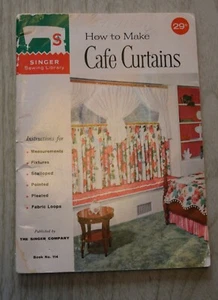 RP Vintage 1960 Singer Sewing Library booklet, "How to Make Cafe Curtains" - Picture 1 of 2