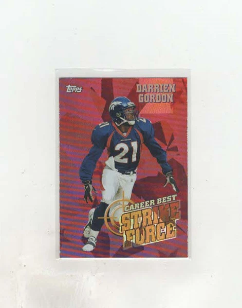 1999 Topps Career Best Strike Force Darrien Gordon #SB30 - Image 1 of 2