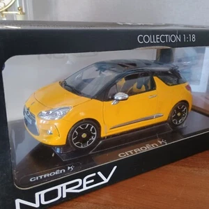 CITROEN DS 3 jaune toit noir de 2010 NOREV 1/18e 181541 - Foto 1 di 7