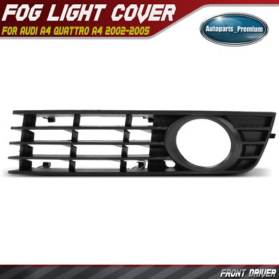 Faro antiniebla delantero izquierdo bisel rejilla para Audi A4 Quattro A4 2002-2005 8E080768101C Foto 1 de 4