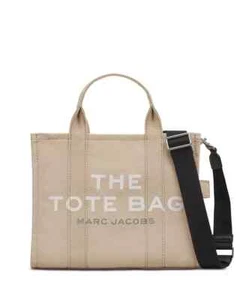 MARC JACOBS The MediumTote Borsa, Tracolla Trasformabile, Beige - Foto 1 di 11