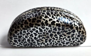Depeche Mode Animal Print Hard Clamshell Eyeglass/Sunglass Case Silver - Picture 1 of 4