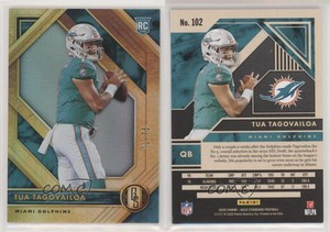 2020 Panini Gold Standard Rookies Platinum /75 Tua Tagovailoa #102 Rookie RC