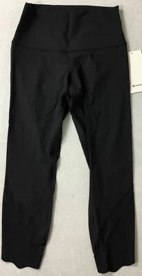 Lululemon 女式 Wunder Under Crop HR“23 *Scp 黑色 LW6AX9S 8 码 — 第 1/2 张图片