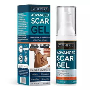 Silicone Scar Gel, Helps Improve Size, Color & Texture of Hypertrophic & Keloid - Picture 1 of 12