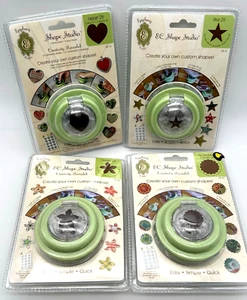 NIP Epiphany Crafts Shape Studio Set of 4 Paper PUNCH Tool Scrapbooking - Picture 1 of 6