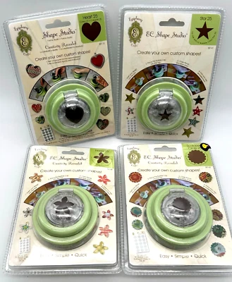 NIP Epiphany Crafts Shape Studio Set of 4 Paper PUNCH Tool Scrapbooking - Image 1 of 4