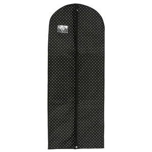 Polka Dots Breathable 72" Long Zipped Prom Bridesmaid Dress Covers Garment Bags - Picture 1 of 11