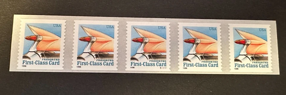 PNC5 - Scott 2910 - Tail Fin - Plate S11111 - Presorted First Class Card - MNH - Image 1 of 1