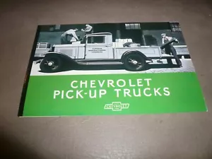 Folleto de ventas de camionetas Chevrolet 1931 - Imagen 1 de 4