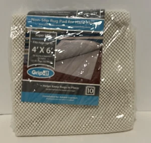 NEW~GRIP-IT ~RUG STOP~ Non-Slip Pad 4' X 6' Rug Pad for Hard Floors - Picture 1 of 10